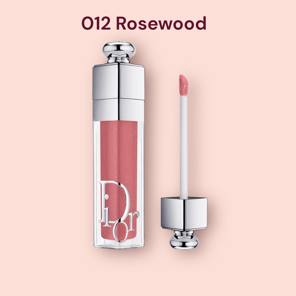 DIOR Lip Addict Lip Maximizer Gloss Dior in 012 Rosewood NIB $42 Retail